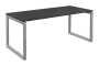 SEK-O - 18 stůl kancelářský, kovová podnož stříbrná, deska 25 mm, široký 1800 mm, antracit